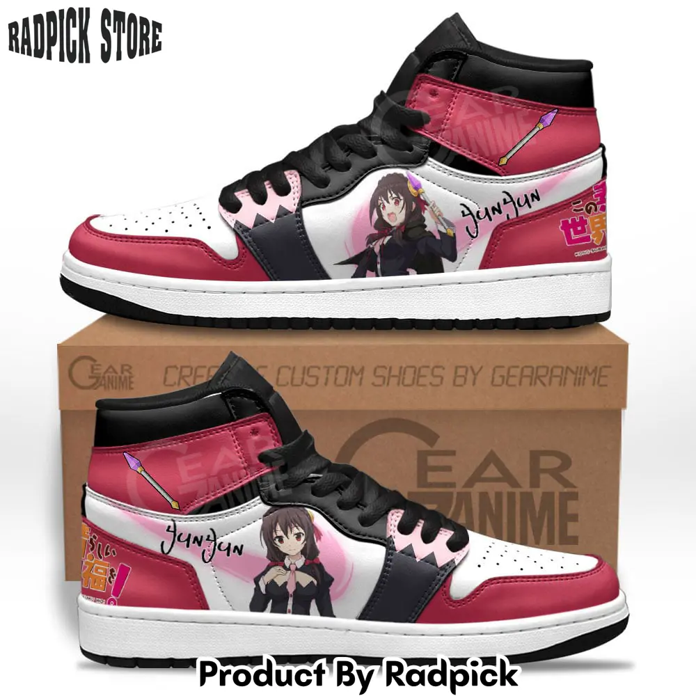 Yunyun air jordan high top sneakers anime konosuba mv04  rp0400279
